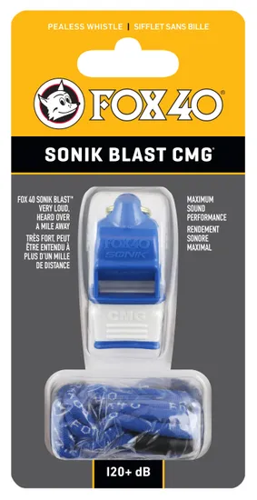 Fox40 Sonik Blast CMG whistle with Neck Lanyard - Image 2