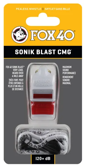 Fox40 Sonik Blast CMG whistle with Neck Lanyard - Image 3