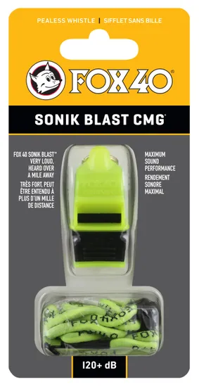 Fox40 Sonik Blast CMG whistle with Neck Lanyard - Image 5
