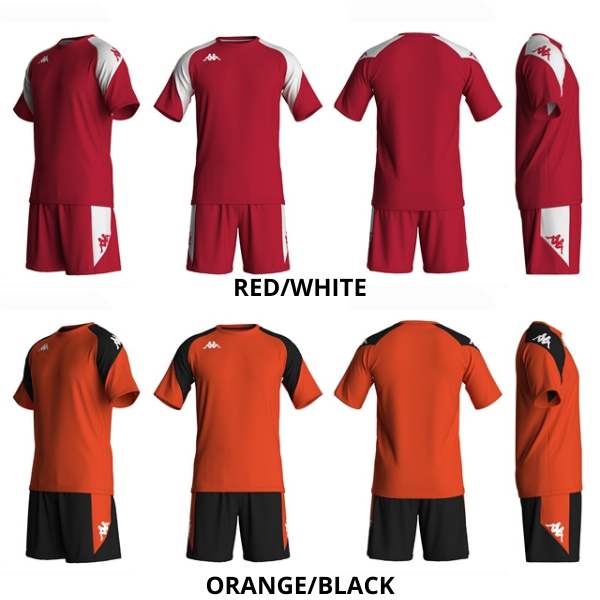 Kappa Loruvio Single Soccer Top and Shorts - (adults and youth available)