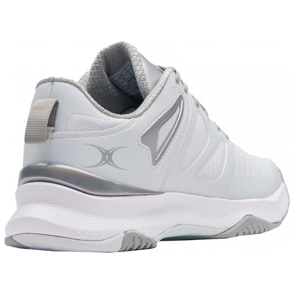 Gilbert Impact Netball Shoe (White/Silver) - Image 6
