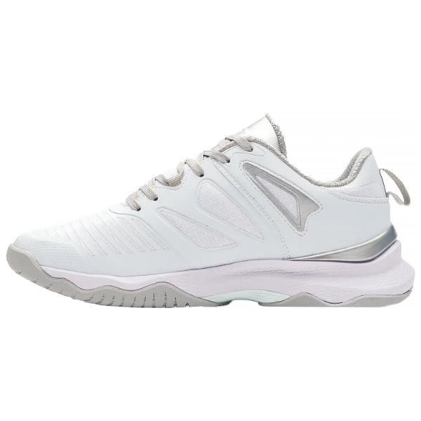 Gilbert Impact Netball Shoe (White/Silver) - Image 3