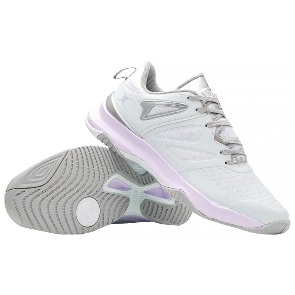 Gilbert Impact Netball Shoe (White/Silver)