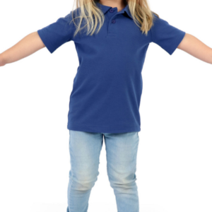 Classic 175g Pique Knit Golf Shirt - Kids