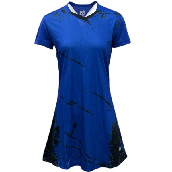 Mitzuma Blaze Sublimated Netball Kit - Complete Set (dresses and hotpants) (new for 2026) (adults and youth available) - Image 11