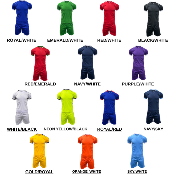 Mitzuma Norway Soccer Kit - Complete Set (adults)