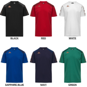 Kappa Mavio Cotton Tee Shirt (adults and youths available)
